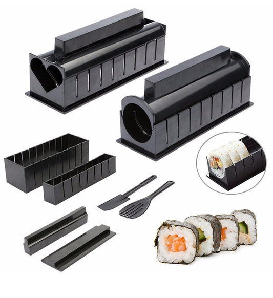 DIY Home Sushi Roll Maker Mold 11 Piece Set