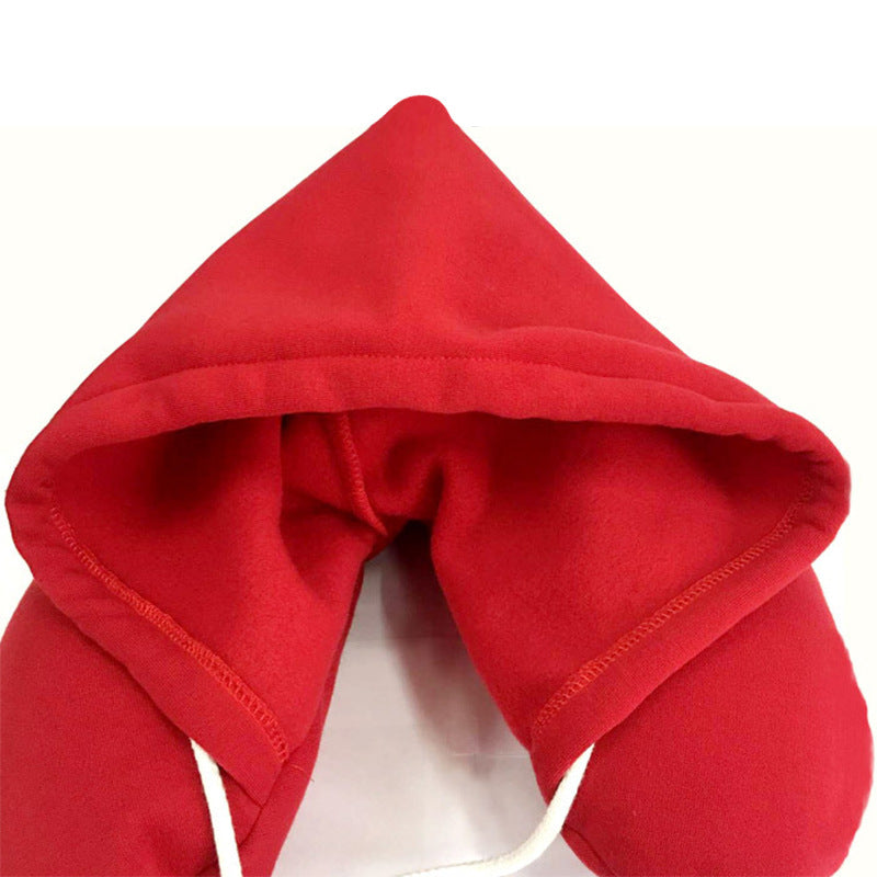 Hooded U-type Nap Travel Pillow