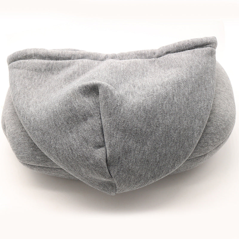 Hooded U-type Nap Travel Pillow