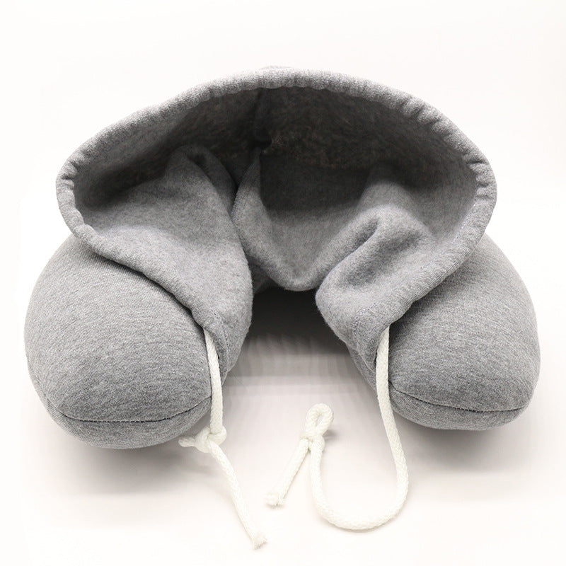Hooded U-type Nap Travel Pillow
