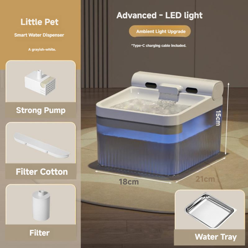 3L Smart Electric Pet Circulating Water Drinker