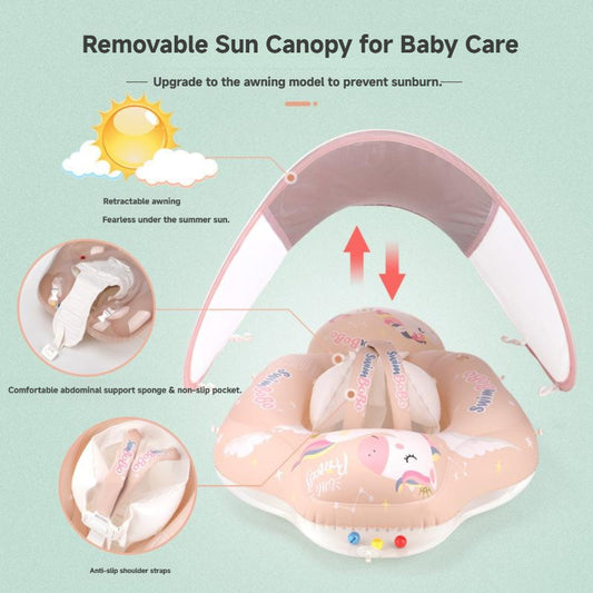 Baby Swimming Circle Pink Pony Style