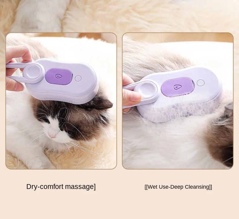 Pet Spray Massage Steam Comb