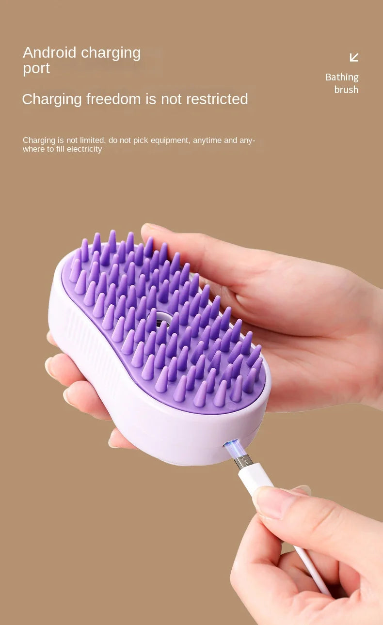 Pet Spray Massage Steam Comb