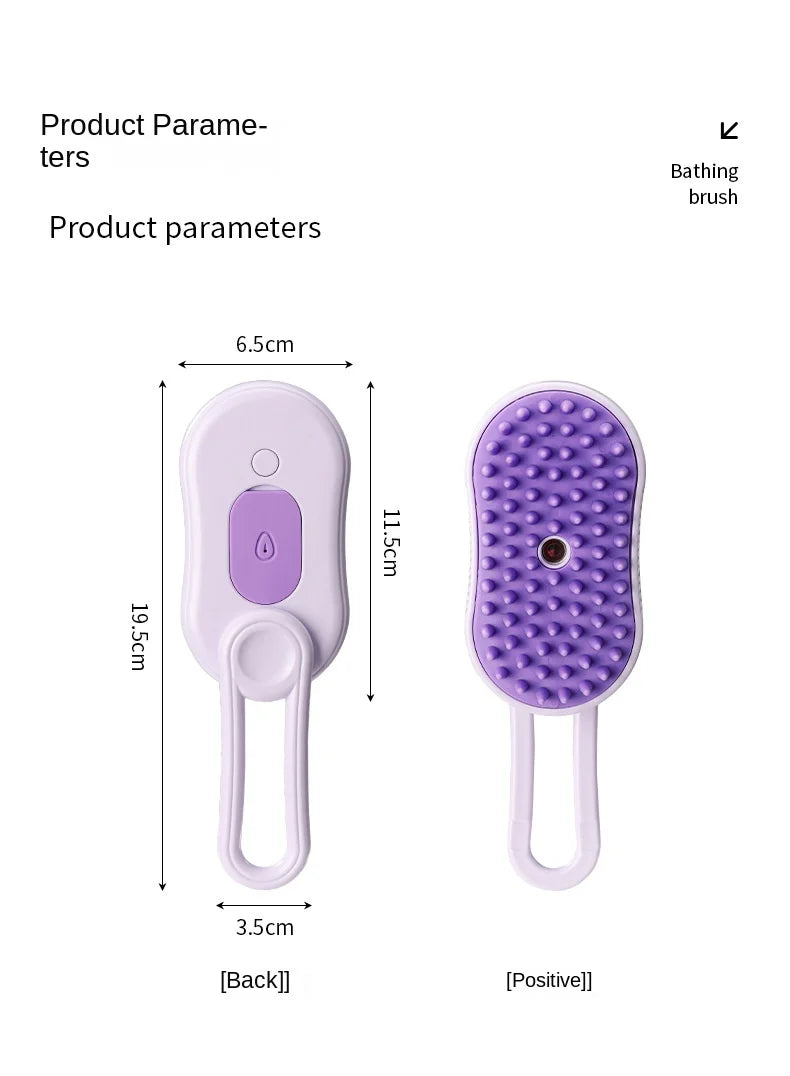 Pet Spray Massage Steam Comb