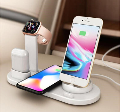 Wireless Charging Base iWatch Three-in-one Bracket for Apple Mobile Phone 10W Wireless Charging