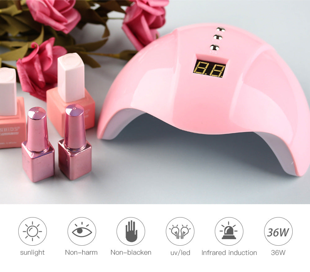 Cross-border 36W Intelligent Sensor Nail Lamp LED/UV Light Therapy Machine (USB)