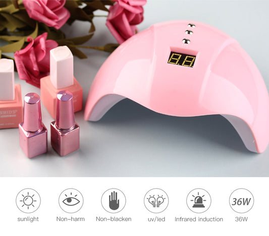 Cross-border 36W Intelligent Sensor Nail Lamp LED/UV Light Therapy Machine (USB)