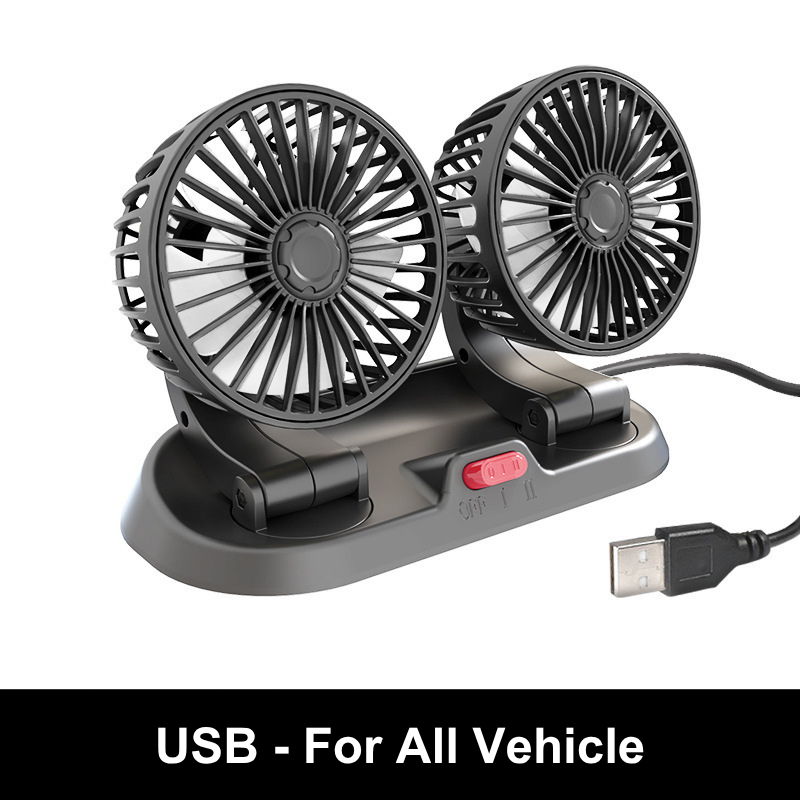 Universal 12V / 24V Car Cooling Fan