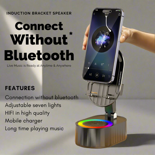 Smart Induction Bracket Wireless Bluetooth Speaker