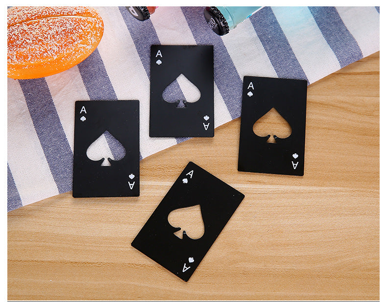 Stainless Steel Poker Bottle Opener