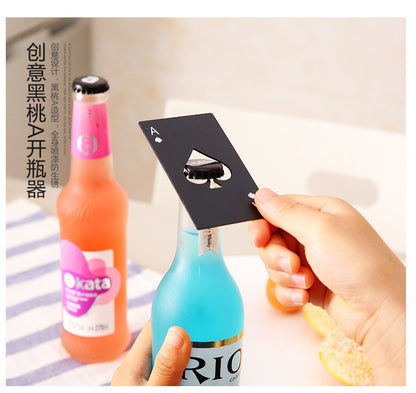 Stainless Steel Poker Bottle Opener