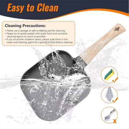 Non-stick Maifan Stone Four-hole Omelette Pan