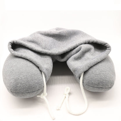 Hooded U-type Nap Travel Pillow