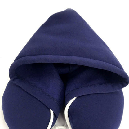 Hooded U-type Nap Travel Pillow