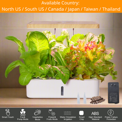 Z202 Smart Hydroponic Vegetable and Flower Planter Full Spectrum Plant Grow Light Micro Landscape Amazon Choice