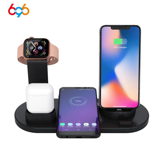 Wireless Charging Base iWatch Three-in-one Bracket for Apple Mobile Phone 10W Wireless Charging