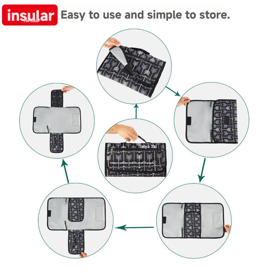 Baby Outdoor Portable & Foldable Diaper Changing Mat