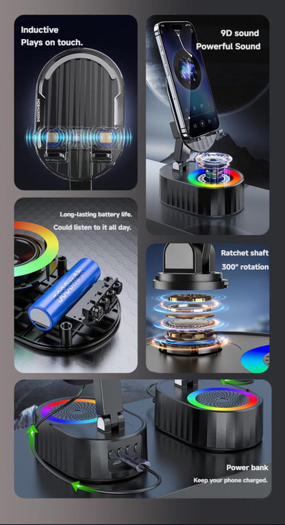 Smart Induction Bracket Wireless Bluetooth Speaker