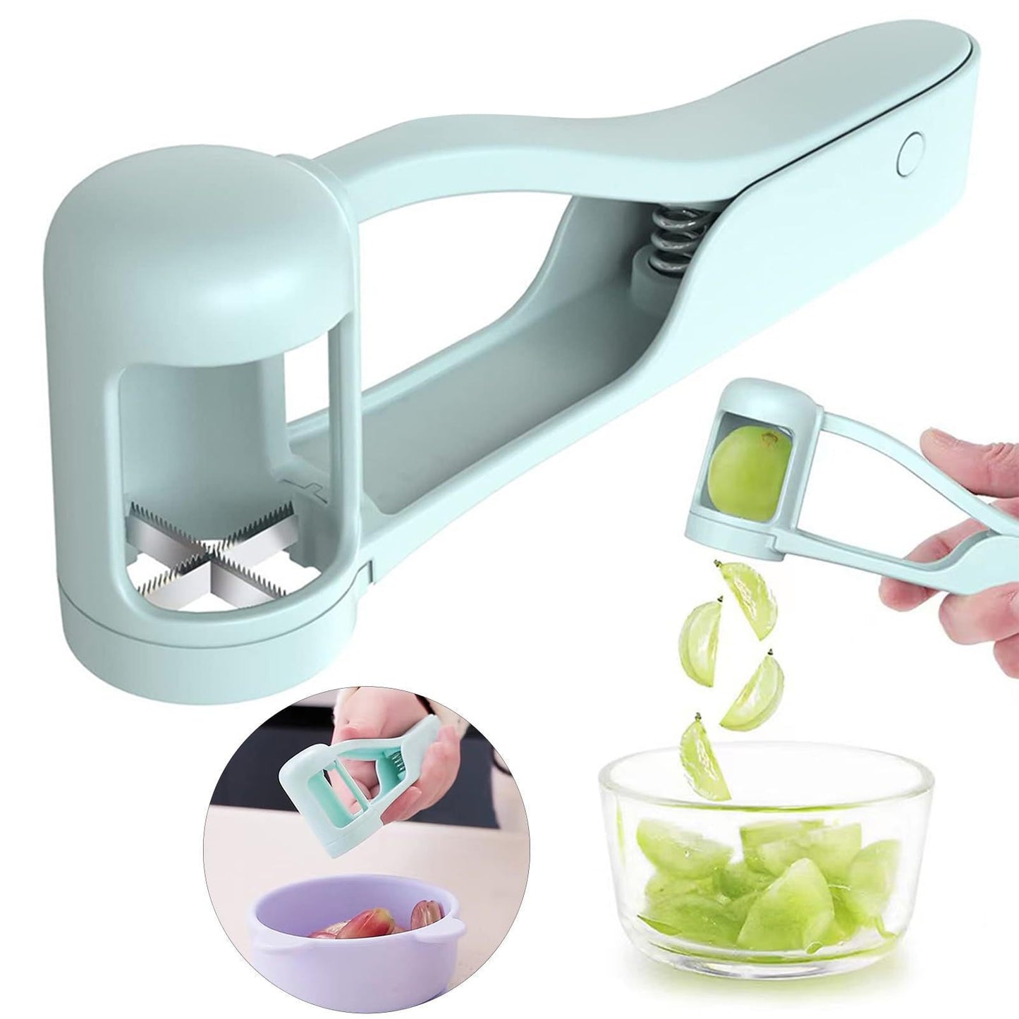 Fruit Slicer (Grape / Cherry /Tomato) - Stainless Steel