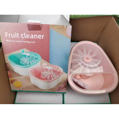Hands-free. Washing fruit and vegetable cleaning machine