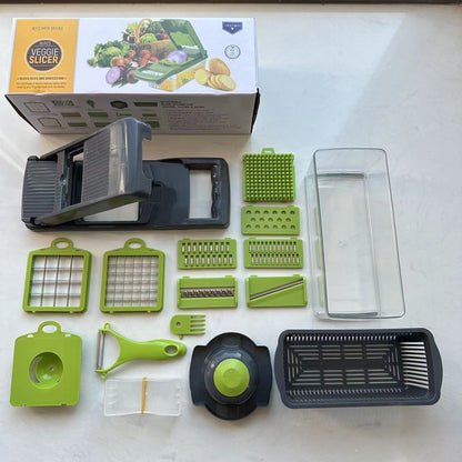 Kitchen Multi-functional Vegetable Cutter/Dicer/Shredder/Grater