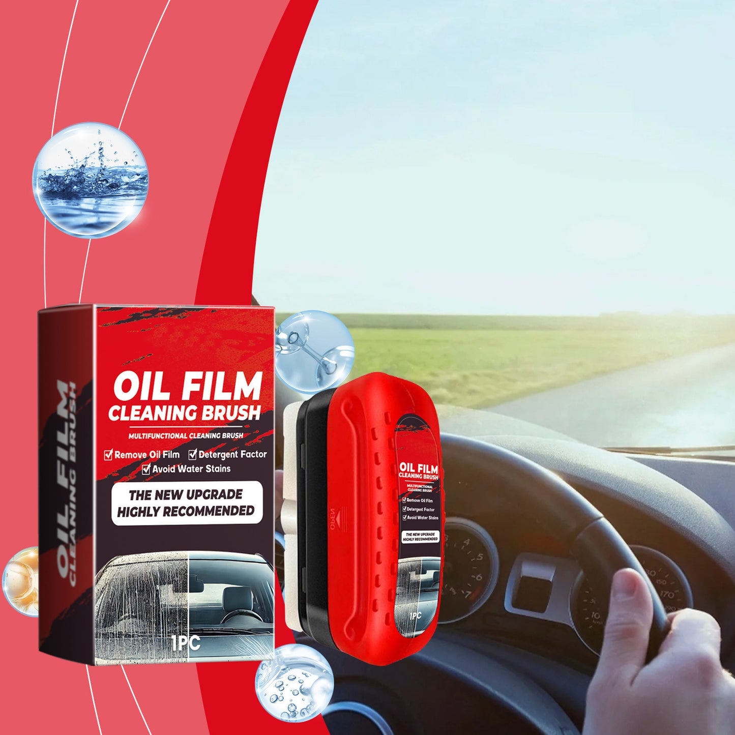 Car Glass Rainproof Cleaning Brush
