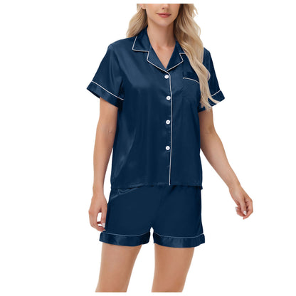 Ice Silk Women's Pajamas Home Clothes