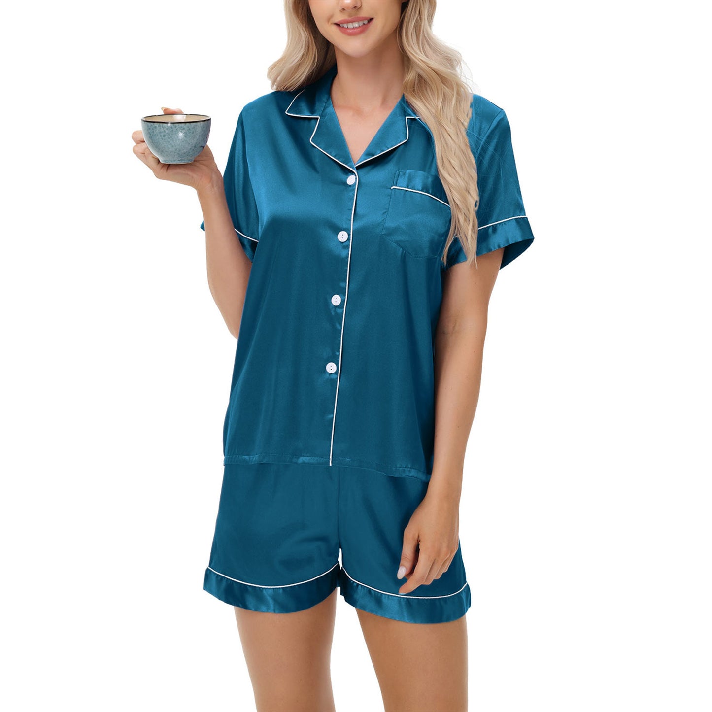 Ice Silk Women's Pajamas Home Clothes
