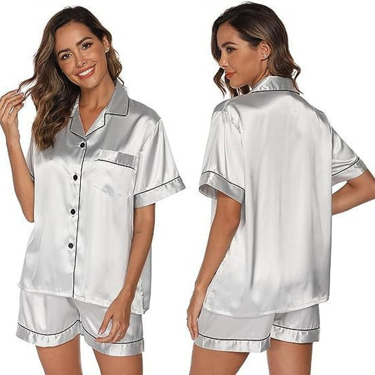 Ice Silk Women's Pajamas Home Clothes