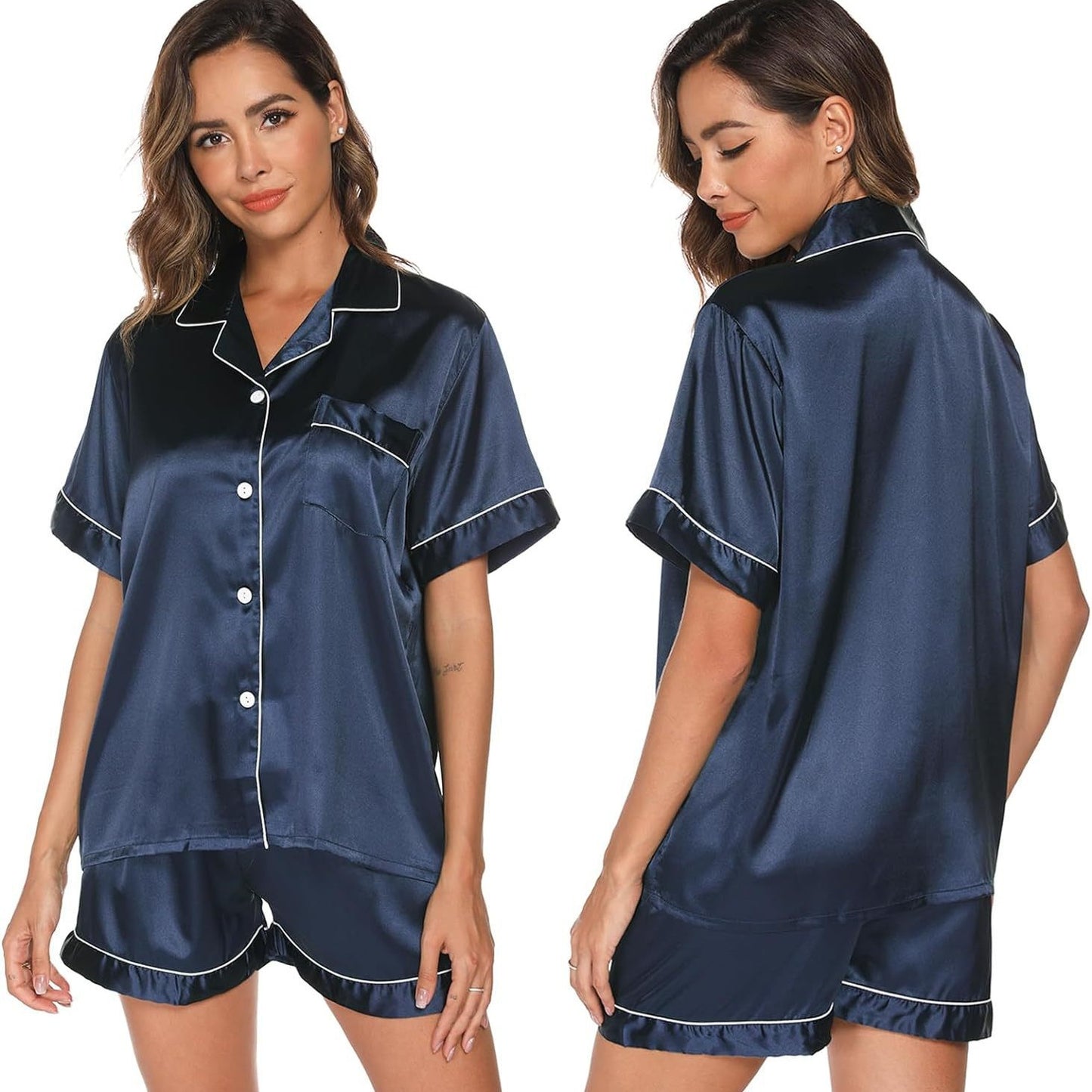 Ice Silk Women's Pajamas Home Clothes