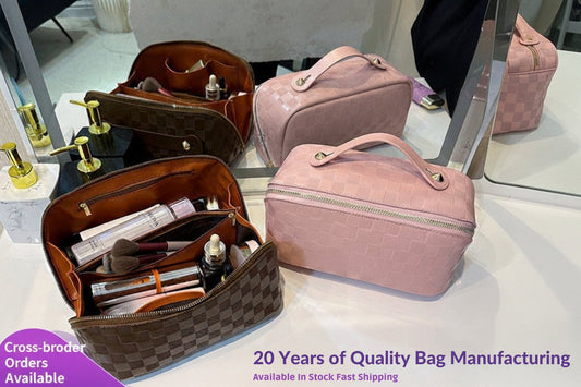 Cosmetic bag PU bag Clutch bag Pillow cosmetic bag Portable cosmetic storage bag Travel bag Large capacity storage bag