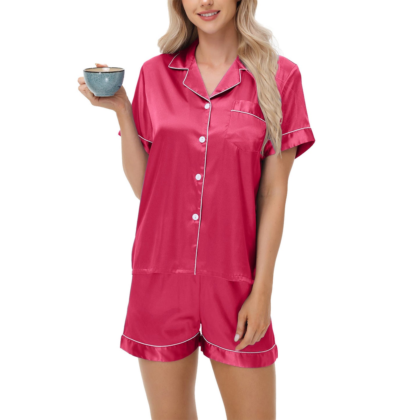 Ice Silk Women's Pajamas Home Clothes