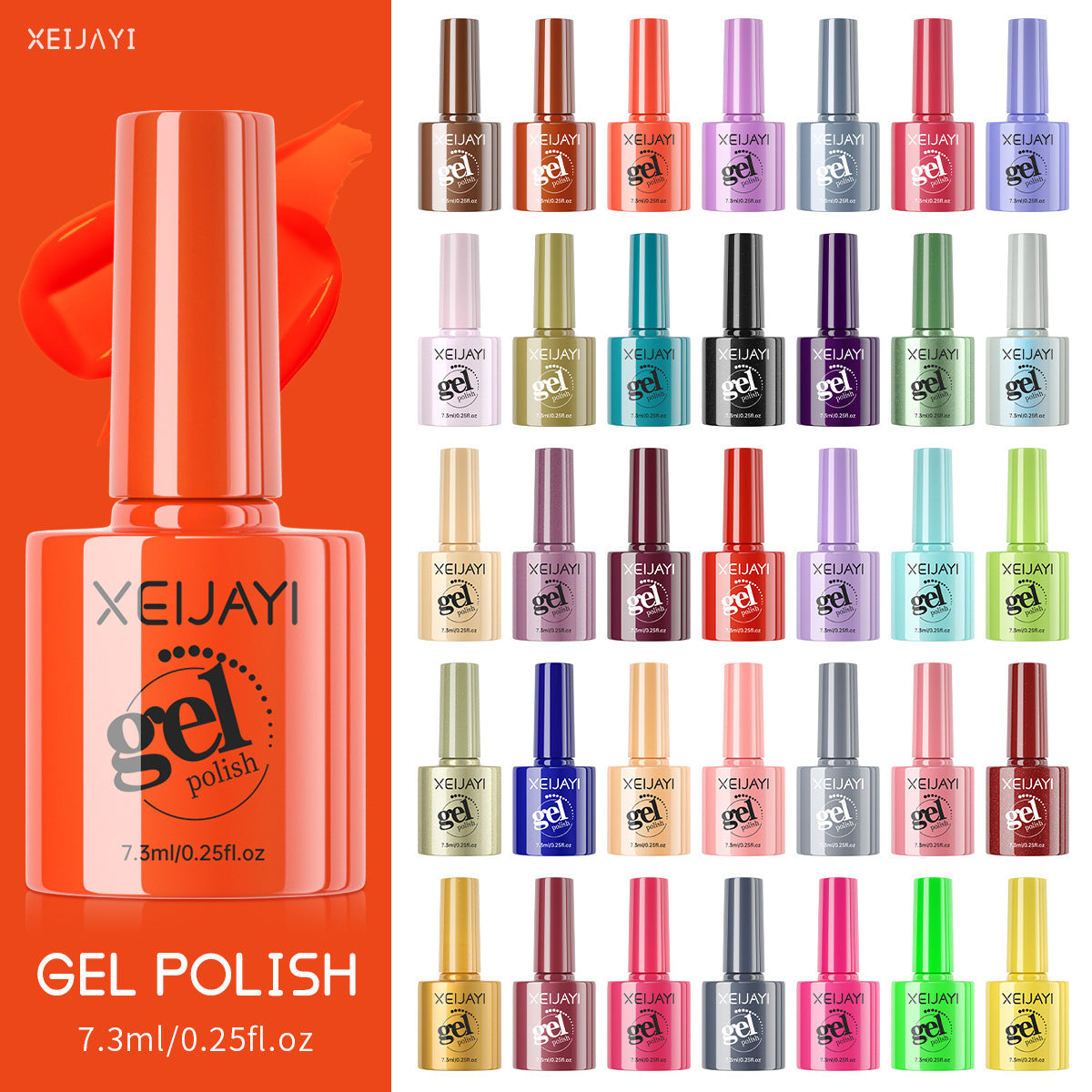 188 Color Nail Polish Gel (Curing with UV/LED Lamp)  BUY MORE ~ SAVE MORE