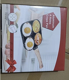 Non-stick Maifan Stone Four-hole Omelette Pan