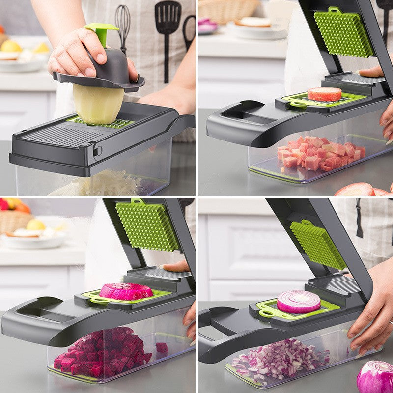 Kitchen Multi-functional Vegetable Cutter/Dicer/Shredder/Grater