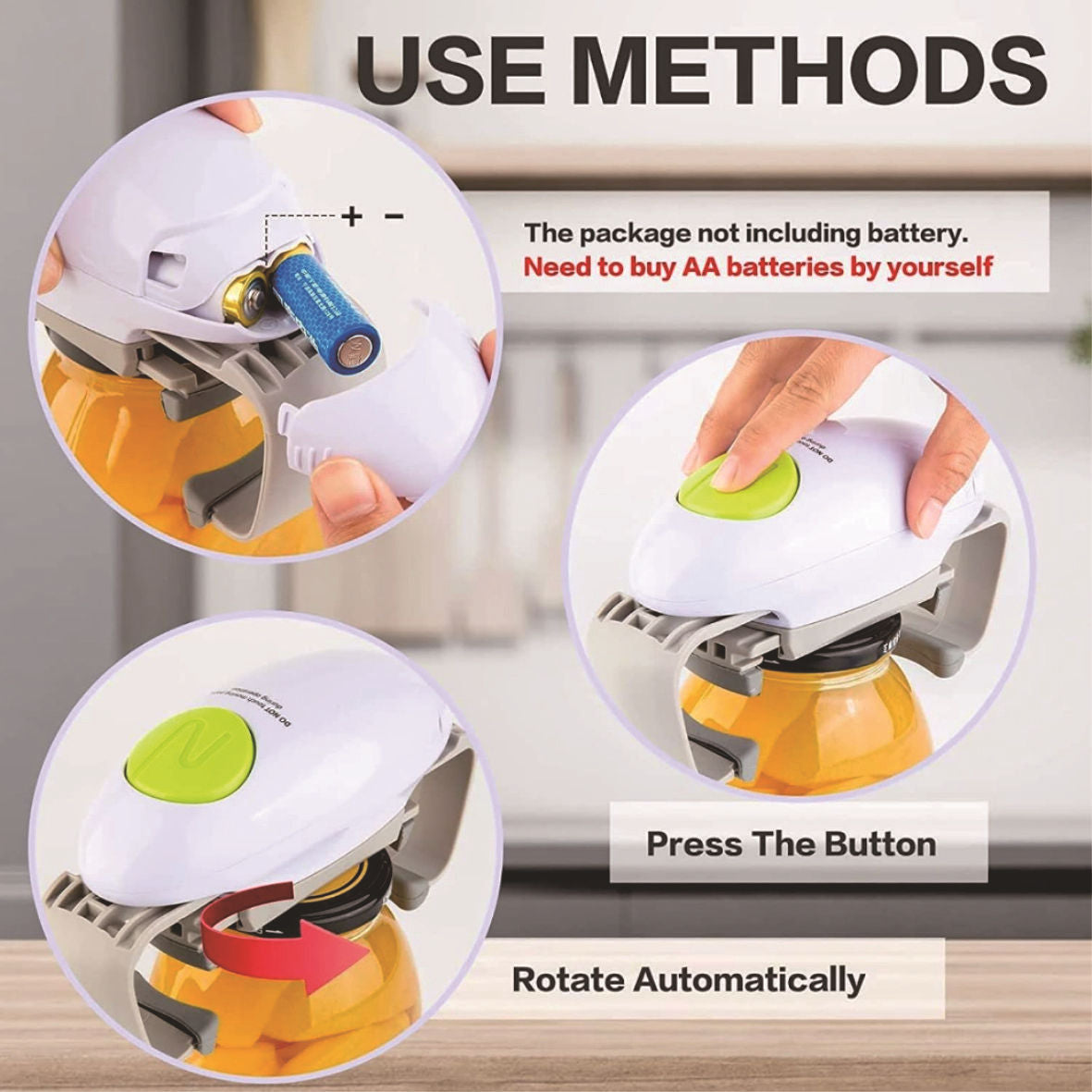 One Touch/Automatic Bottle Opener