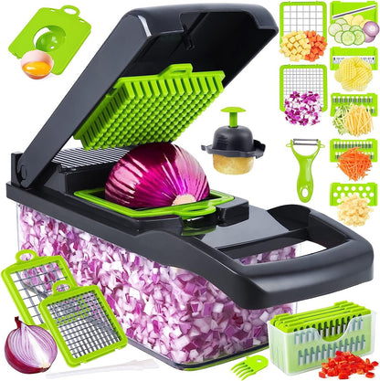 Kitchen Multi-functional Vegetable Cutter/Dicer/Shredder/Grater
