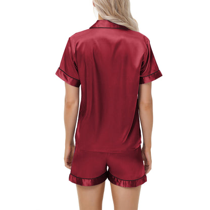 Ice Silk Women's Pajamas Home Clothes