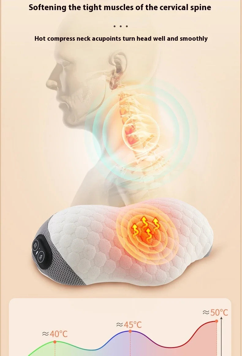 Multifunctional Shoulder and Neck Heated Massager/Pillow