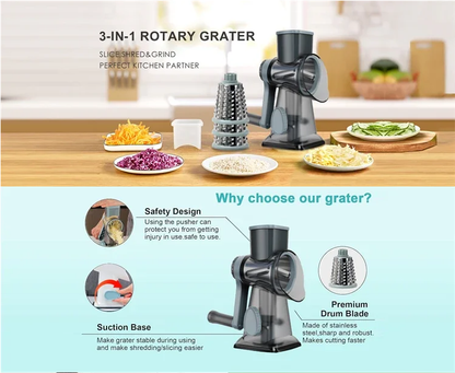 Stainless Steel Multifunctional Cheese & Vegetable Cutter