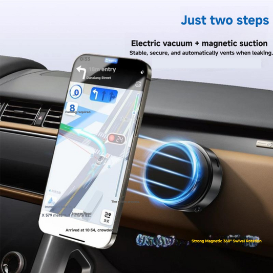 Vacuum Adsorption Mobile Car Holder Magnetic Suction