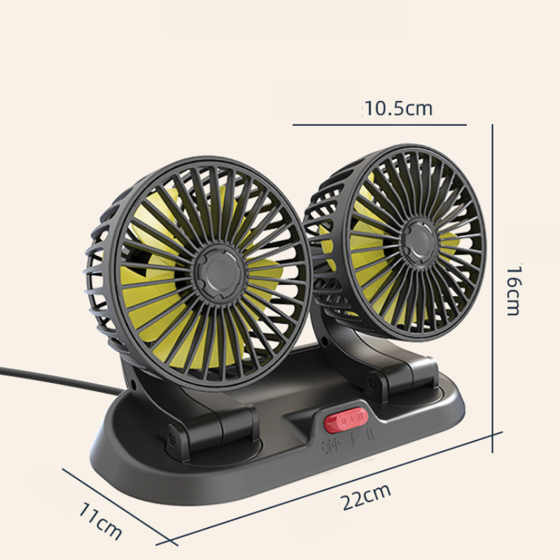 Universal 12V / 24V Car Cooling Fan